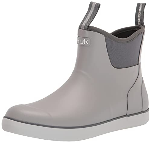HUK Scarpe Rogue Wave | Stivali Pesca ad Alte Prestazioni, Pioggia Uomo, Grigio, 12
