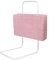 NAIZY Barandilla de Cama Infantil Protector de Cama Anticaída con 5 Agujeros Altura Regulable para Cunas, Camas de Padres y Colchón de Madera Maciza - 60cm, Rosa
