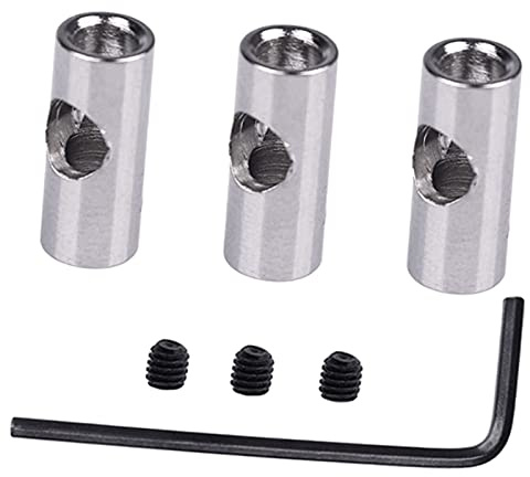 Sharplace 3Pcs Metall 3,175mm bis 5mm Welle Motor Ritzel Reduzierhülse Adapter zum Umwandeln von Ritzel
