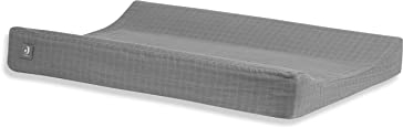 Jollein 560-503-66009 Wickelauflagenbezug Baumwolle grau (50x70 cm)