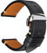 REZERO Schnellwechsel-Uhrenarmband, Oberleder-Uhrenarmbänder, Ersatzarmbänder aus Italienischem Kalbsleder 18mm 19mm 20mm 21mm 22mm 23mm 24mm für Herren, Damen