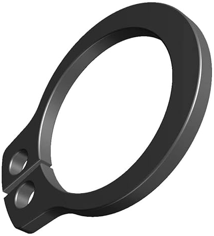13 mm Anello seeger, clip a C esterne, anelli di sicurezza per impieghi gravosi, anelli elastici con finitura in fosfato nero in acciaio al carbonio, fermo a clip DIN471 per albero (confezione da 10)