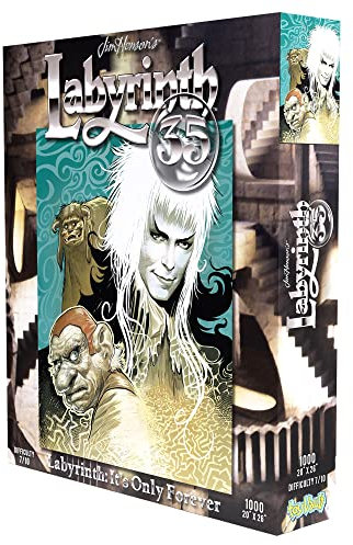 Toy Vault Labyrinth: It's Only Forever 1000-Piece Jigsaw Puzzle Based on The Classic Labyrinth Movie by Jim Henson Productions