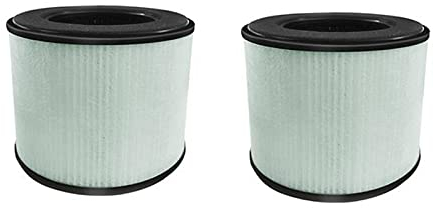 Vycowb Confezione da 2 filtri HEPA di ricambio compatibili PARTU BS-08, filtro HEPA a carbone attivato con efficienza di filtrazione 3 in 1