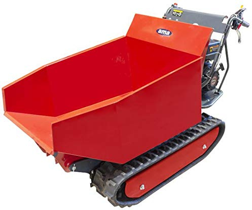 Ama Raupenmotorrad: Raupenmotorrad mit einer maximalen Traglast von 500 kg, 9 PS und 270 cc Loncin Motor, 3 Vorwärts- und 1 Rückwärtsgang, für den Materialtransport