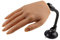 KnowU Übungshand für Nageldesign, Silikon Übungshand mit Ständer, Fake Hand, Praxis Hand für Acryl Nägel, Flexibel und langlebig Nagel Übungs Hand, Farbe 3# Links