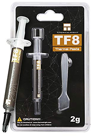 Thermalright TF8 2g High Performance Thermal Paste 13.8W/m.k, High performance thermal paste for Processor/CPU/GPU/IC/All Coolers, -2 Grams,With a spatula tool(TF8 2g)