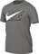 NIKE Herren M NSW Tee Swoosh Block T-Shirt, Dk Grey Heather, XL