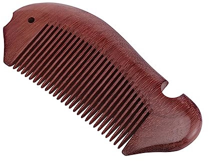 Beavorty Pettine Massaggiante Di Sandalo Antistatico e Resistente Per Dei e Massaggio Del Capelluto Per Casa e Viaggi