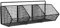 predolo Wall Mounted Pantry Shelves for Storage, Wall Hanging Baskets for Kitchen, Bathroom, Metal Wire Fruit Vegetable Baskets, Three Grid