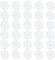 WillTen 30PCS Taille Mixte Silicone Transparent Perforé Disque Mat Traitement non Stretch Perforé Surélevé Disque Transparent Mat Stable Boucle d'oreille Bouchon Lobe Support Feuille 7mm 9mm