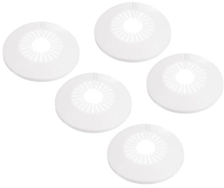 sourcing map Universal Decorative Cover Openable for 55-75mm OD Electrical Conduit Pipe Hose Wall Hole Seal Cover Pack of 5