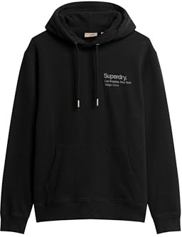 Superdry Herren Core Logo City Hoodie mit lockerer Passform