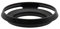 Toileum Paraluce cavo da 39 mm, paraluce curvo ventilato a vite da 39 mm, paraluce in metallo da 39 mm per paraluce largo 39 mm (nero)
