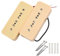 Premium Single Coil Gitarren-Tonabnehmer für P90 E-Gitarren, Hals und Steg (Beige)