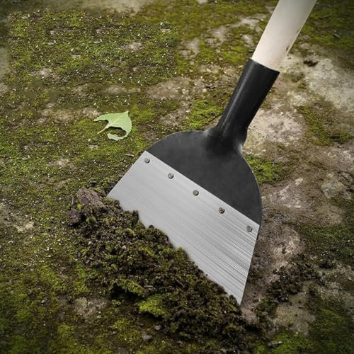 Pala de Jardín Multifuncional,Pala de Limpieza Multifuncional Adecuado,Pala de Limpieza Jardín al Aire Libre,Pala de Limpieza de Jardín,Pala Plana Jardinería,para Malas Hierbas Limpiar Granjas