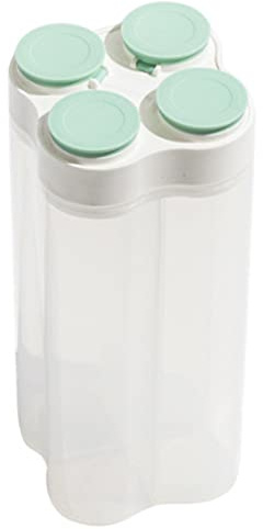 YXUANYZNB Storage Jar Made of Plastic, Bulk Can, Muesli Cans, 2.5L, Muesli Dispenser, Food Storage Containers, Storage Container