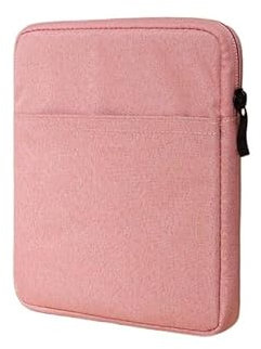MQVQAUBST Custodia for e-Book Adatta for kobo Libra H20 7 Pollici eReader Sleeve Pouch Borsa Universale Antiurto con Cerniera(Pink)