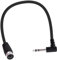 YARCHONN Cable de audio estéreo de 1/4 pulgadas a DIN de 5 pines, 90 grados, MIDI de 5 pines macho a 6,35 mm, ángulo recto macho, TRS, cable de audio estéreo para altavoz, amplificador, mezclador MIDI