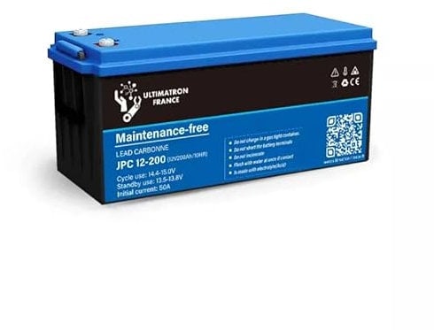 ULTIMATRON FRANCE BATTERIE ULTIMATRON PLOMB CARBON DEEP CYCLE JPC-12-200 12V 200AH