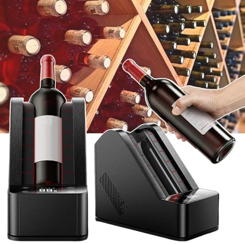Wine Chiller, Electric Wine Bottle Chiller, With LED Control Panel and 96.0mm Freezer, 1-20℃ Adjustable Temperature, Semi-Enclosed Design, Suitable for Wine, Champagne, Sparkling Wine