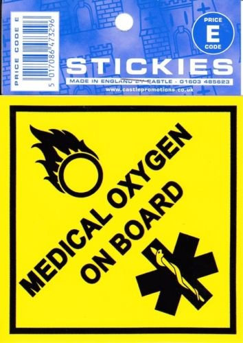 Castle Promotions Medical Oxygen On Board