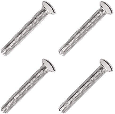 M3.5 x 30mm Long Electrical Machine Screws Light Switch Plug Socket x4
