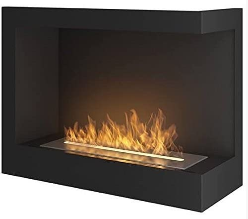 BIOCAMINO CORN600R 60 CM X 45 CM SCHWARZ MATT