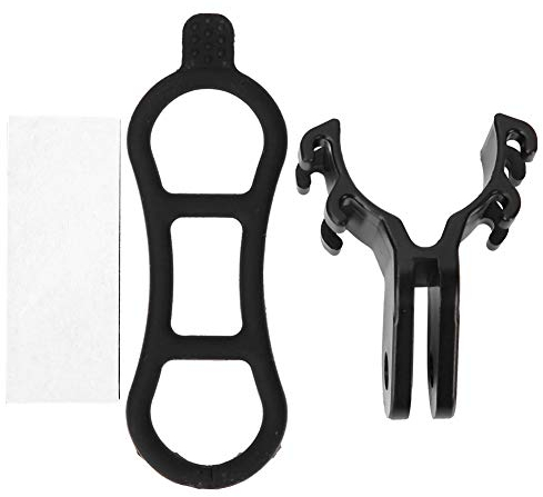 VGEBY Fahrradbrenner Halter, Langlebig Fahrrad Taschenlampe Clip Halterung für Rennrad & Mountainbike Radfahren Halterung Teil