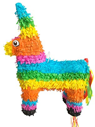 Godan Piñata Esel Pferd bunt