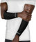 Artefit Mangas de antebrazo, mangas cortas de compresión, protección UV, Negro, XL