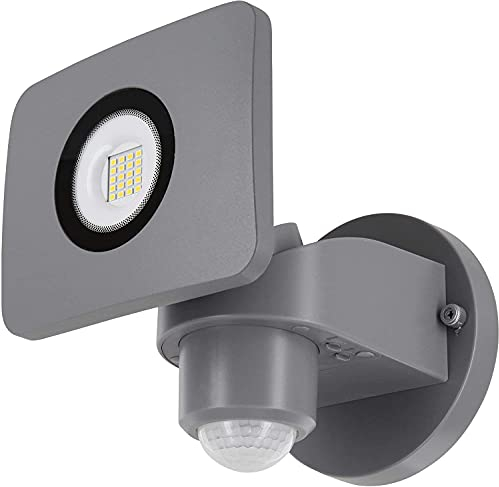 ADAKAT LED Wandfluter 20W IP54, Bewegungsmelder, tagesweiß 4000K