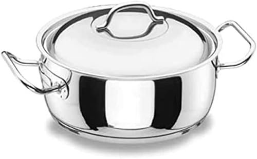 Suinga Cacerola con tapa profesional inoxidable (2,5 Litros - 20 cm)