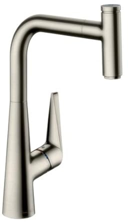 Hansgrohe Spültischmischer 300 Talis Select M51 Eco Ausziehauslauf 1jet edelstahl-optik, 72826800