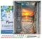 Figured'Art Peinture par Numéro Adulte avec Cadre Porte sur la mer - Activité Manuelle Kit de Loisir Créatif DIY Numéro d'art Complet - 40x50cm Toile tendue sur châssis