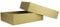 Hochwertige Aufbewahrungs- und Geschenkboxen - 2 Stück - DIN A4 - Gold gerippt - 302 x 213 x 70 mm