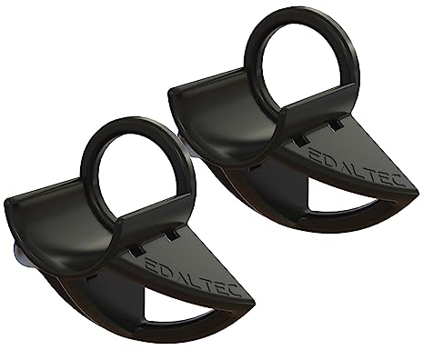 edaltec 2x Pool Schlauchhalter Knickschutz Kunststoff 32mm 38mm passend für INTEX/Bestway Zubehör schwarz