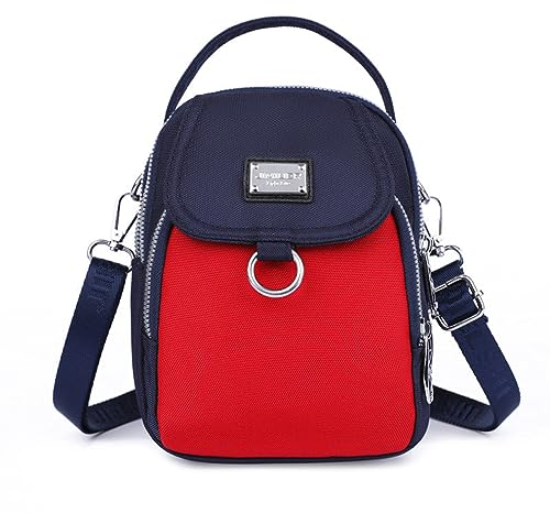 ZUICC Wasserdichte Crossbody-Tasche mit Mehreren Taschen,Waterproof Women Crossbody Bag,Wasserdichte Umhängetasche für Damen,Handbags Oxford Mobile Phone Bag,Multifunktionale Handy Umhängetasche