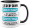 Tasse Sohn Geschenk Lieber Sohn, hauptsache du weißt wir lieben dich so wie du bist Kaffeetasse Eltern Geschenkidee Geburtstag Weihnachten Kind Junge Mutter Vater Kaffee-Becher (Sohn)