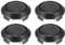 4 Stück ABS Nabenkappen Auto Radnabendeckel für Audi Q2 Q3 Q4 Q7 TT TTS TT RS, Auto Radnabenabdeckung Felgenkappen Felgendeckel Nabendeckel Rad-Aufkleber,Style B-56MM