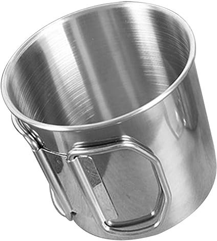 YARNOW Tasses De Camping Empilables Tasses À Eau En Alliage Daluminium Tasse À Boisson Pliable Portable Pour Voyage