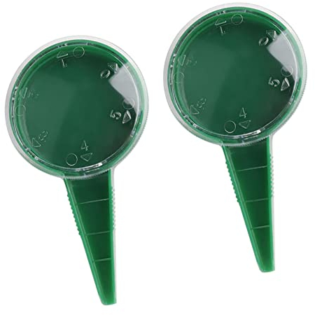 SEAFRONT Garden Seeding Tool Adjustable Manual Plant Seeder Spreader Garden Seeding Tool 2 Pack Plant Seeder for Separating Seeds Dial Type Seed Plant Seeds 5 Different Levels Seeding