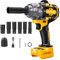 Avvitatore a percussione a batteria da 1000 N.M per batterie Dewalt da 20 V, avvitatore elettrico da 1/2 pollici, avvitatore elettrico (batteria e caricatore non inclusi)