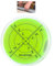 1 Pc Circular Bubble Spirit Level, Universal Precision Round Bullseye Level, High Precision Large Horizontal Bubble Cardan Level Horizontal Bubble for Measuring Instrument and Tripod (60 * 12mm)