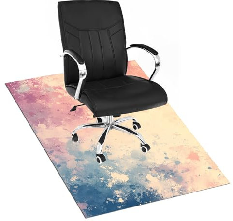 Vintage Bürostuhl Unterlage, Rechteckig Wohnzimmerteppich, Schreibtischstuhl Unterlage for Laminat Parkett(3,90 * 120cm)