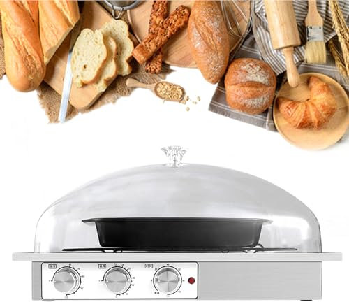 Macchina Elettrica Per Lievitare L'impasto Del Pane - Umidità, Temperatura E Tempo Controllabili, Base Antiscivolo, Lievitatore Per Pane/Yogurt Rimovibile, Fonditore Per Cioccolato,590×430×300mm