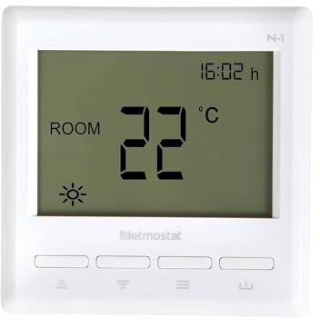 Radi8 Industries Netmostat N-1 Smart Thermostat – WiFi App Control, 7-Day Timer, LOT20 Compliant, Eco-Friendly, Easy Installation, Precise Temperature Control For Infrared & Electric Heating Systems