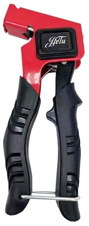 Montagezange für Hohlraumdübel Set, Hohlraumdübel Zange für M4/M5/M6, Hohlraumdübels Set für Hohlwänden,Gipskarton, Holzspan, Sperrholzplatten (Rot)