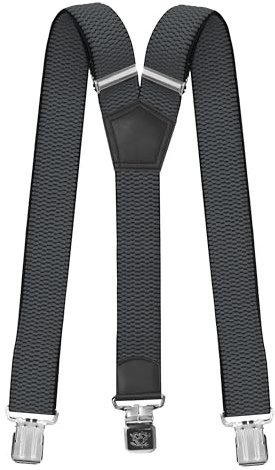 Fabio Farini 4 cm breiter Hosenträger Y Form für Herren | elastisch & verstellbar mit 3 extra starken Metallclips