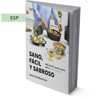 Lékué Sano , fácil y sabroso. Recetas para Air Fryer, freidora de aire